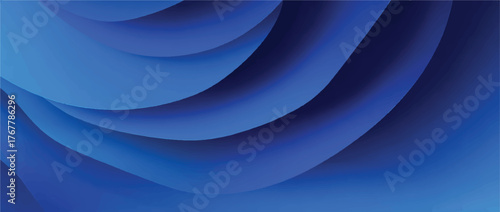 Abstract blue waves with smooth gradients for modern backgrounds and digital art projects offering a sense of depth and calming color palette perfect for contemporary design