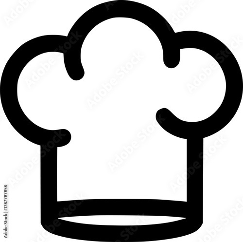 hat cook and chef logo sign, symbol, vector, art