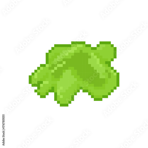 GREEN LIQUID SLIME PIXEL ART