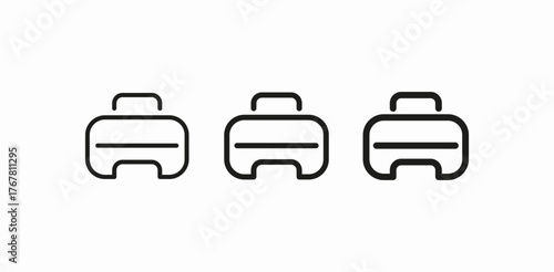 printer device icon sign vector