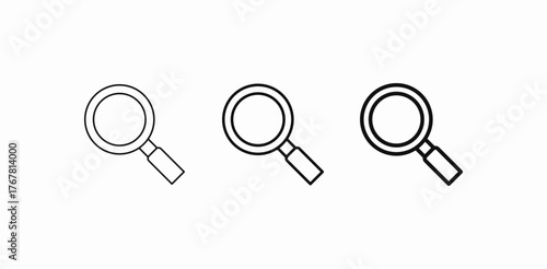 search find discover icon sign vector