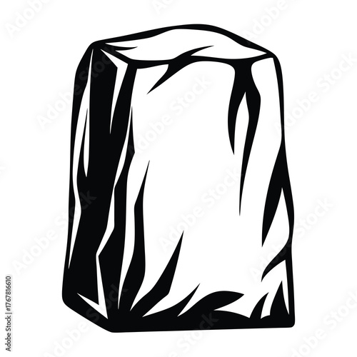 Ancient standing stone monument mystical sacred symbol graphic icon