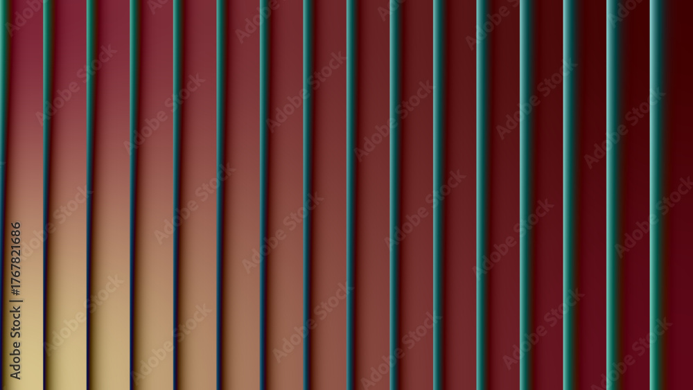 Obraz premium Elegant abstract background with vertical stripes and gradient shades perfect for website banners or marketing materials with its deep burgundy and gold color palette creating a luxurious feel