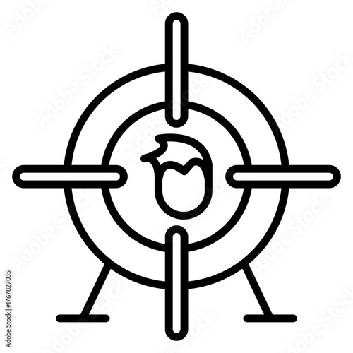 First-person shooter target