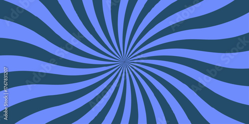 Sunburst Modern retro vintage sunrise sunbeam element spiral striped. Spiral starburst and striped pattern abstract geometric retro sunrays line wavy texture.	