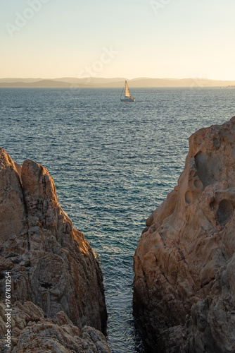 La Maddalena Archipelago, beautiful coastline, La Maddalena Archipelago National Park, Sardinia, Italy