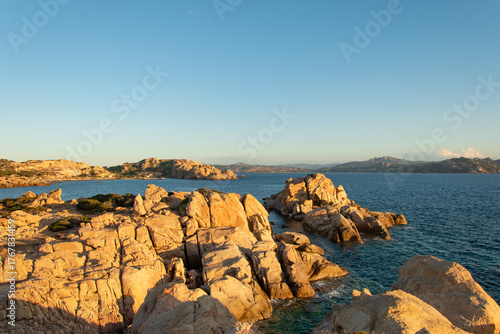 La Maddalena Archipelago, beautiful coastline, La Maddalena Archipelago National Park, Sardinia, Italy