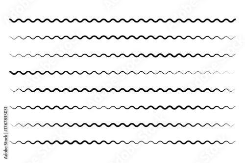 Zigzag Line icon, zig zag wave line icon.