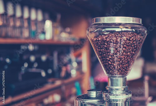 Roasted Beans In A Coffee Shop