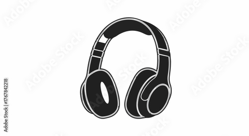 Modern headphones for immersive audio listening and entertainment