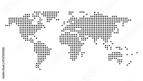 World map dotted style globe earth geographic global continents countries geography continents world design 100