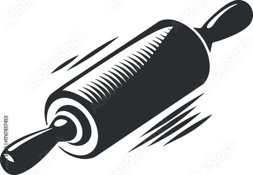 A simple and versatile rolling pin used for flattening dough in baking.