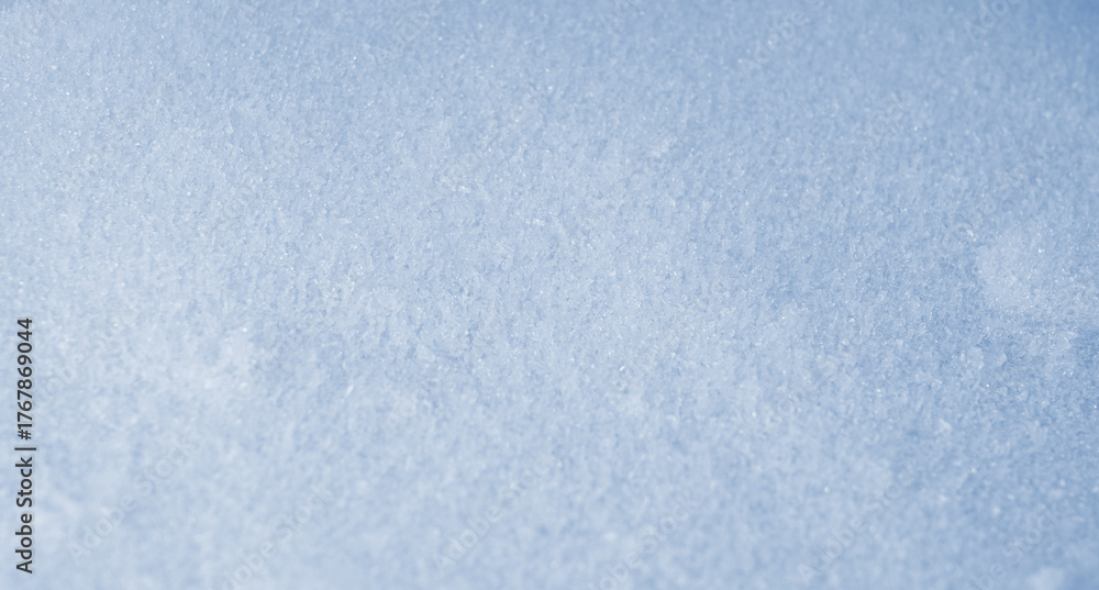 Obraz premium Frost texture close-up. Small ice crystals macro