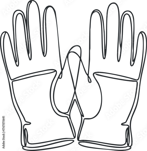 A pair of durable gloves designed for various applications including gardening and manual labor.