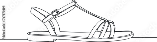 Stylish and comfortable strappy sandals perfect for summer outings and casual wear.