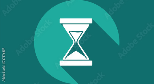 Hourglass symbolizing the passage of time and the urgency of deadlines.