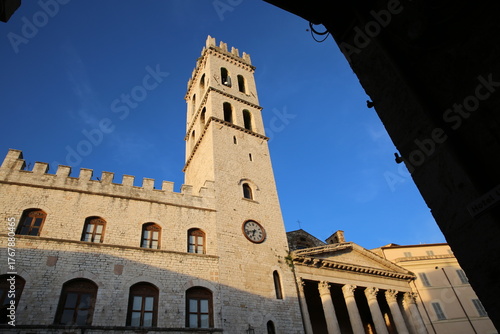 Piazza del Comune with Temple of Minerva, Assisi