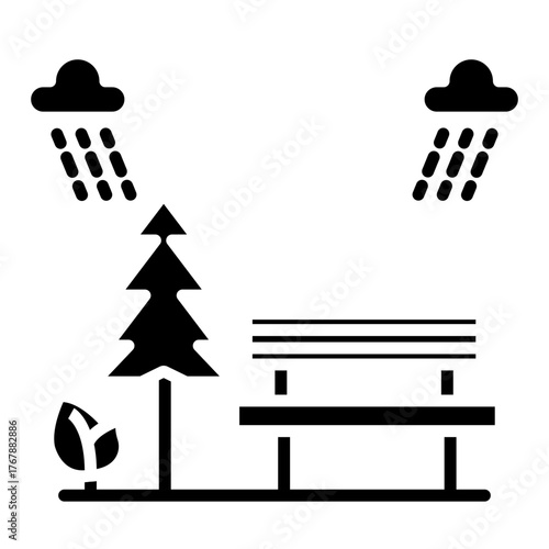 Public Area Vector Icon