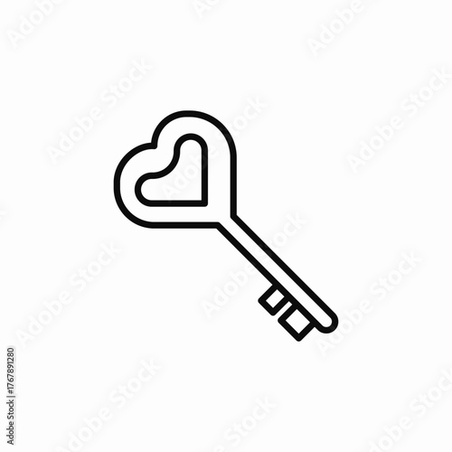 newlyweds house key icon sign vector