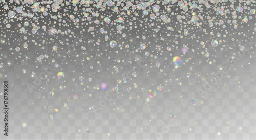 Sparkling specks of light dance in the air, creating a magical, dreamlike atmosphere with this image. The focus is on the shimmer and glimmer of each point. vector illustration overlay