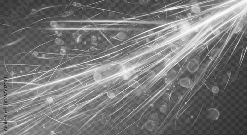 Abstract graphic with luminous rays, creating a sense of energy, technology, and futuristic design.  vector illustration overlay