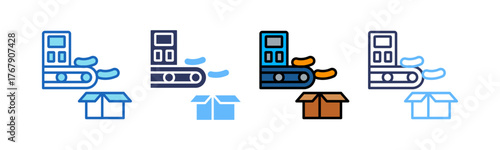 Food Processing multistyle icon