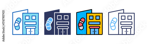 Pharmaceutical Industry multistyle icon