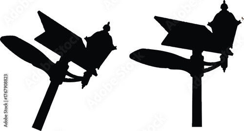 street lamps victor design, tow very nice light.