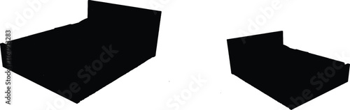 bed black color victor design, very nice bed shed