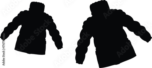 victor black color jacket design