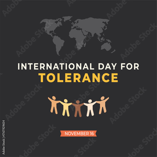 International Day for tolerance flyer