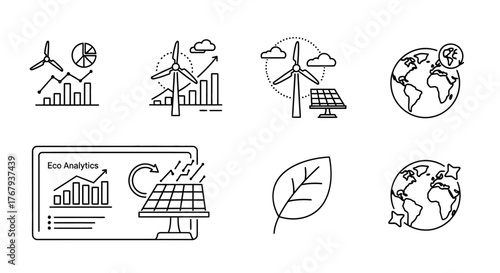 set of vector illustrations of different countries