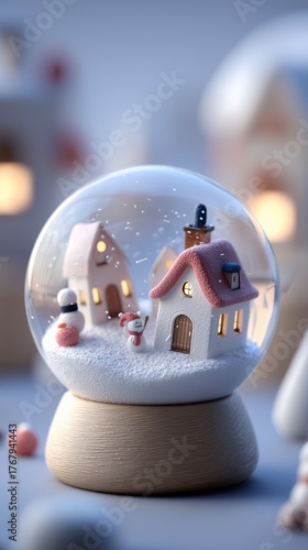 Christmas 3D Animation Pack – Santa Claus, Reindeer, Snowy Village, Gifts and Magical Holiday Backgrounds with Festive Lights and Cinematic Atmosphere,  Christmas, wallpaper, background