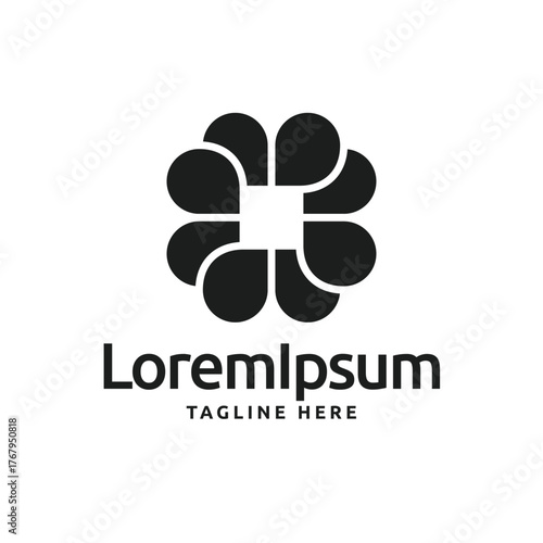 Modern Flower Symbol Icon