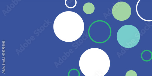 Abstract geometric blue and dark navy color background with circle shape. Vector, illustration Modern blue abstract background, the look of stainless steel, circular lines on a blue background