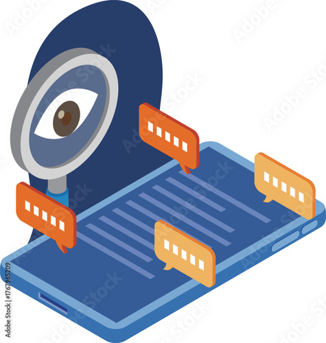 スマートフォンの盗み見