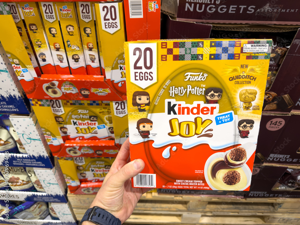 Obraz premium Kinder Joy Harry Potter Edition 20 Pack Box Display