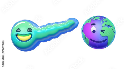 blue and green easter egg