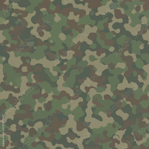 Flecktarn Camouflage Pattern A Detailed Look at German Military Camo. EPS Editable