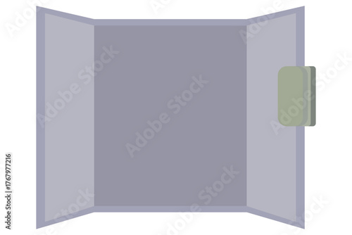 遠赤外線パネルヒーター 省エネ・静音タイプのシンプルデザイン家電イラスト