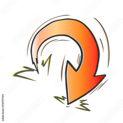 アグレッシブ矢印_Expressive Arrows-Fierce Attack