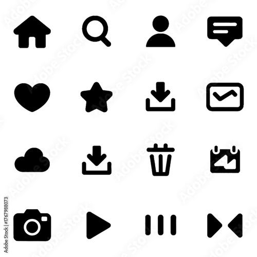 web icons set