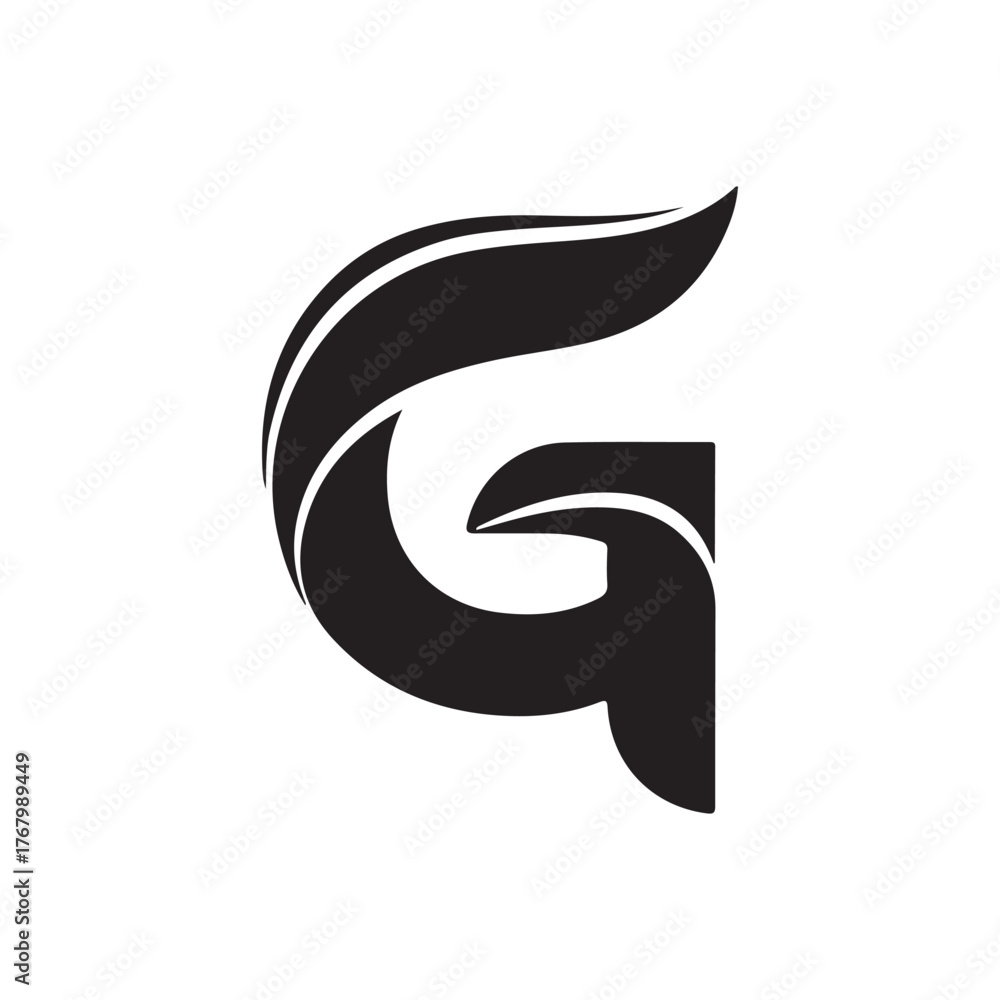 Naklejka premium Elegant Letter G logo Vector Template Initial Letter G Logo Design Vector Template. Creative And Modern G logo 