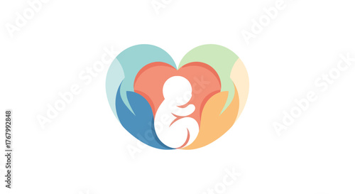 Embracing New Life - A Heartfelt Symbol of Care and Protection.