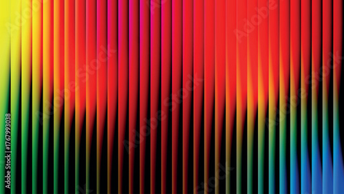 A vibrant spectrum of vertical color bands blending seamlessly across the view
