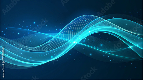 Crystal Wave Energy Background