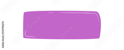 Fluid hand drawn rectangle quote shape in abstract form. Colorful textbox as speech message with modern blob appearance, graphic background for text or creative conversation frame.