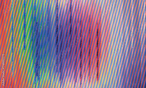 Vibrant Abstract Lines Background with Rainbow Gradient Light Pattern