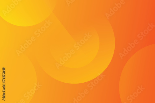 Abstract orange background with circles. Vector illustration EPS.10