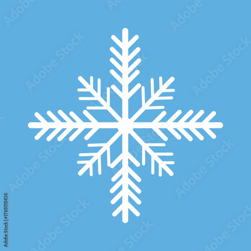  white color snowflake icon 